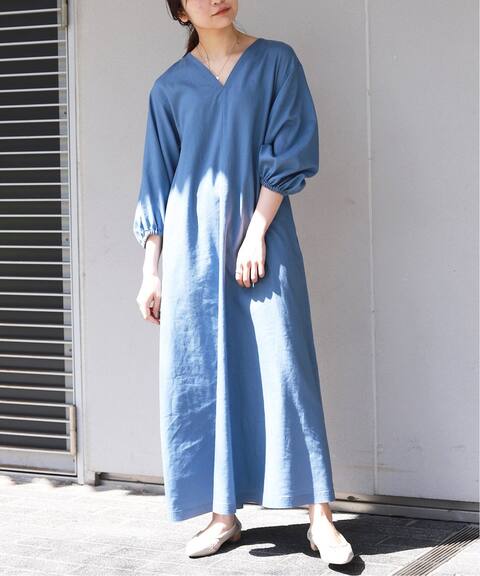 リネン混ニュアンスネックワンピース Slobe Iena スローブ イエナ 公式のファッション通販 Baycrew S Store