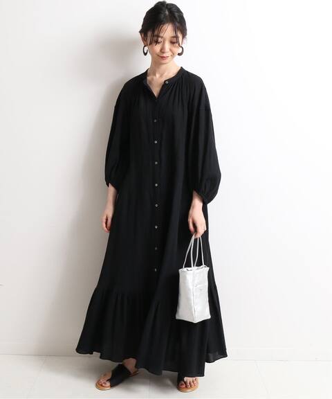 追加 ウォッシャブル楊柳フレアワンピース Slobe Iena スローブ イエナ 公式のファッション通販 Baycrew S Store