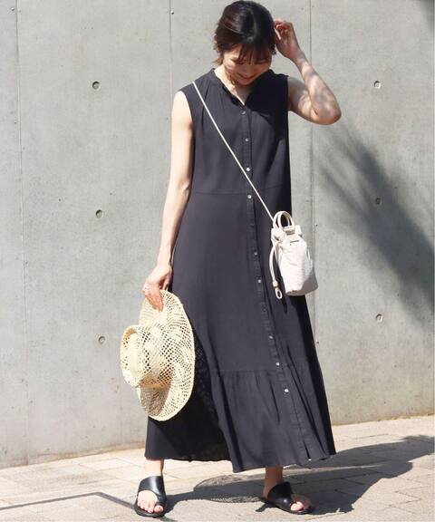 ウォッシャブルノースリーブフレアワンピース Slobe Iena スローブ イエナ 公式のファッション通販 Baycrew S Store