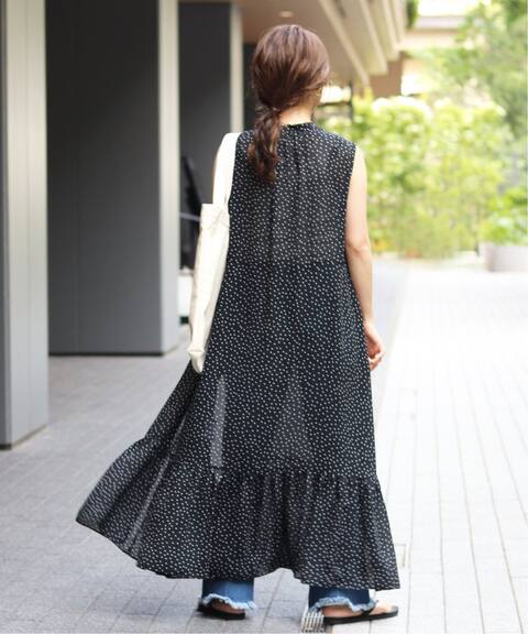 ウォッシャブルノースリーブフレアワンピース Slobe Iena スローブ イエナ 公式のファッション通販 Baycrew S Store