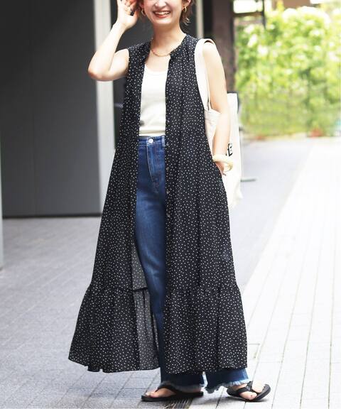 ウォッシャブルノースリーブフレアワンピース Slobe Iena スローブ イエナ 公式のファッション通販 Baycrew S Store