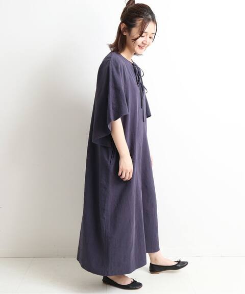 C Lチリメンオックスケープワンピース Slobe Iena スローブ イエナ 公式のファッション通販 Baycrew S Store