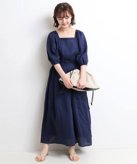 リネンスクエアネックイージーワンピース Slobe Iena スローブ イエナ 公式のファッション通販 Baycrew S Store リネンスクエアネックイージーワンピース Slobe Iena スローブ イエナ 公式のファッション通販 Baycrew S Store