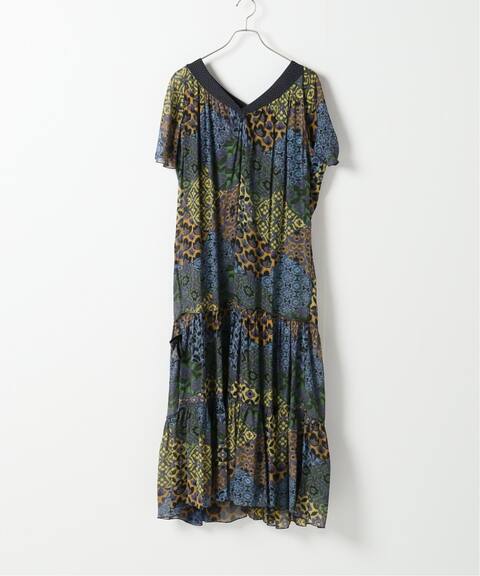 Iena La Boucle パターンブロックプリントワンピース Iena イエナ 公式のファッション通販 Baycrew S Store