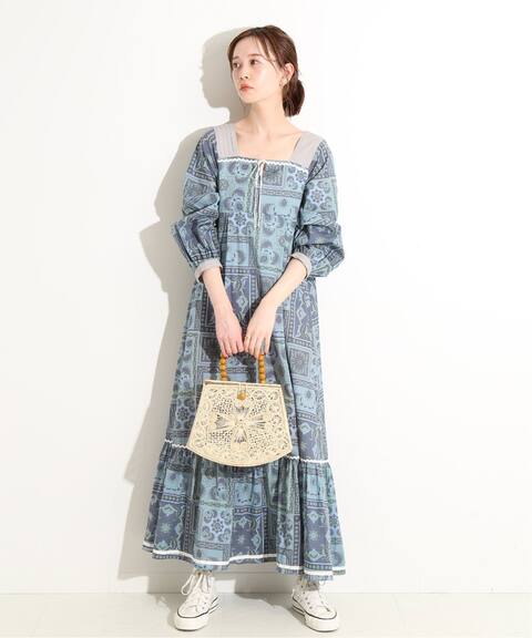 Iena La Boucle バンダナプリント ワンピース Iena イエナ 公式のファッション通販 Baycrew S Store