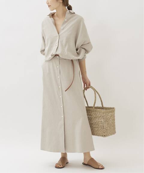 Plage プラージュ ワンピース ドレス ワンピース Linen Semi Flareワンピース Fashionbook12