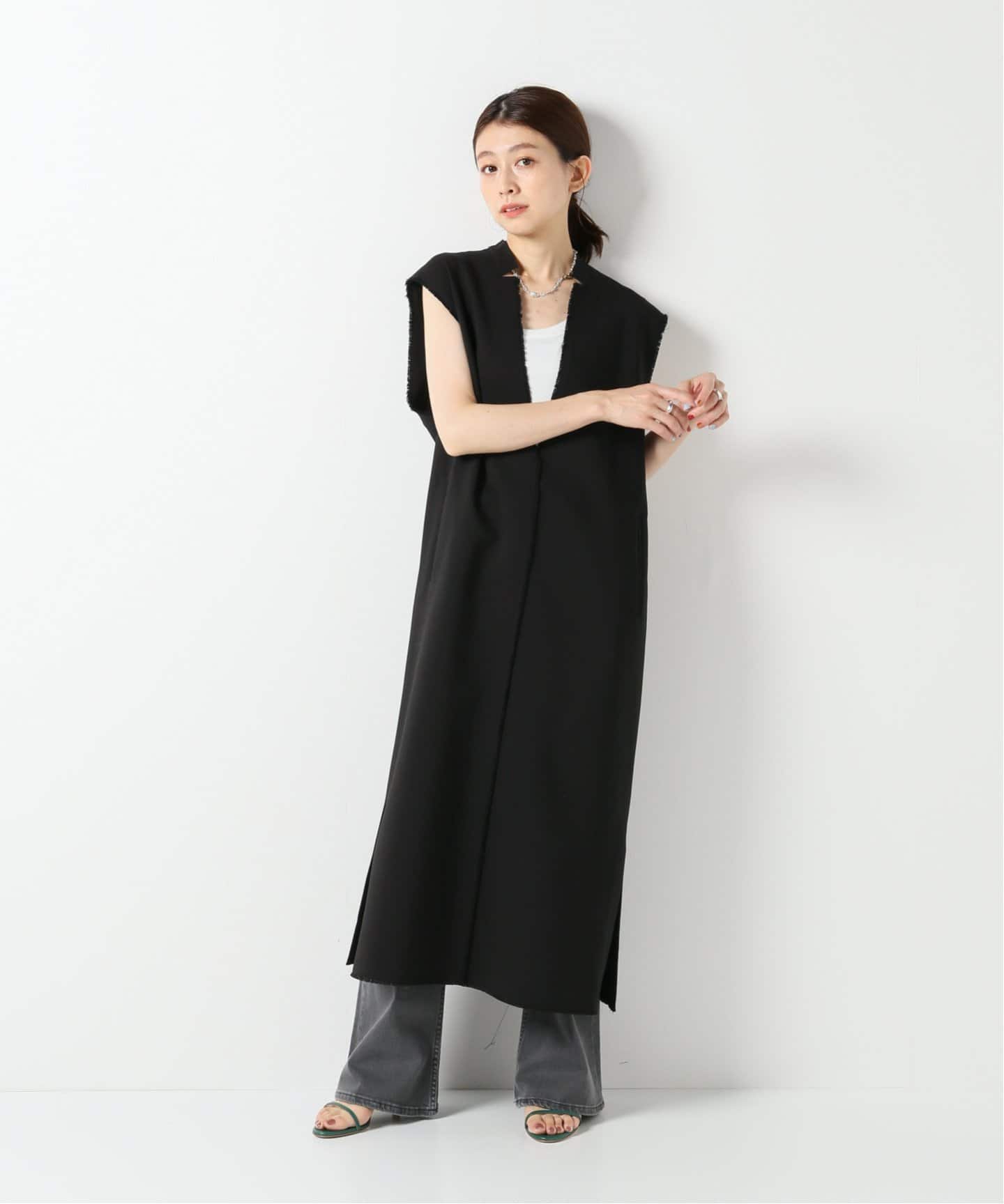 人気のファッションブランド Plage マニッシュサックワンピース ロングワンピース News Elegantsite Gr