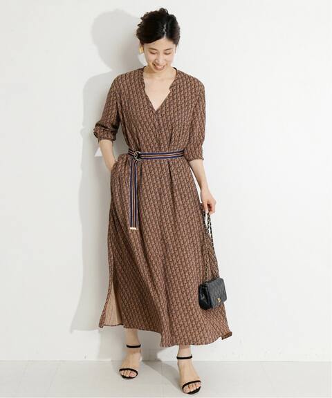 Vermeilモノグラムワンピース Vermeil Par Iena ヴェルメイユ パー イエナ 公式のファッション通販 Baycrew S Store