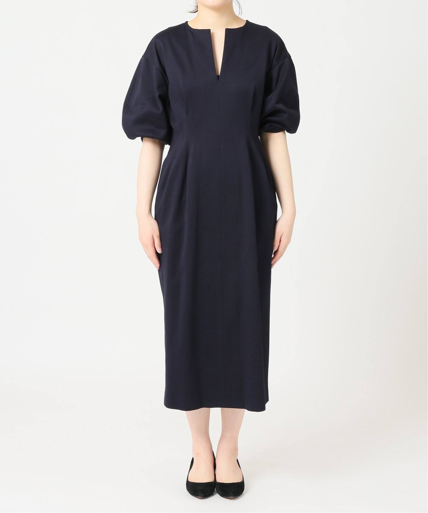 海外正規品 Vermeil Par Iena ウエストシェイプ パフスリーブワンピース 在庫限りセール Stie Darunnajah Ac Id