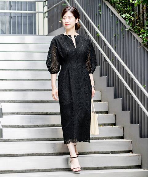 Bischoffレースウエストシェイプワンピース Vermeil Par Iena ヴェルメイユ パー イエナ 公式のファッション通販 Baycrew S Store