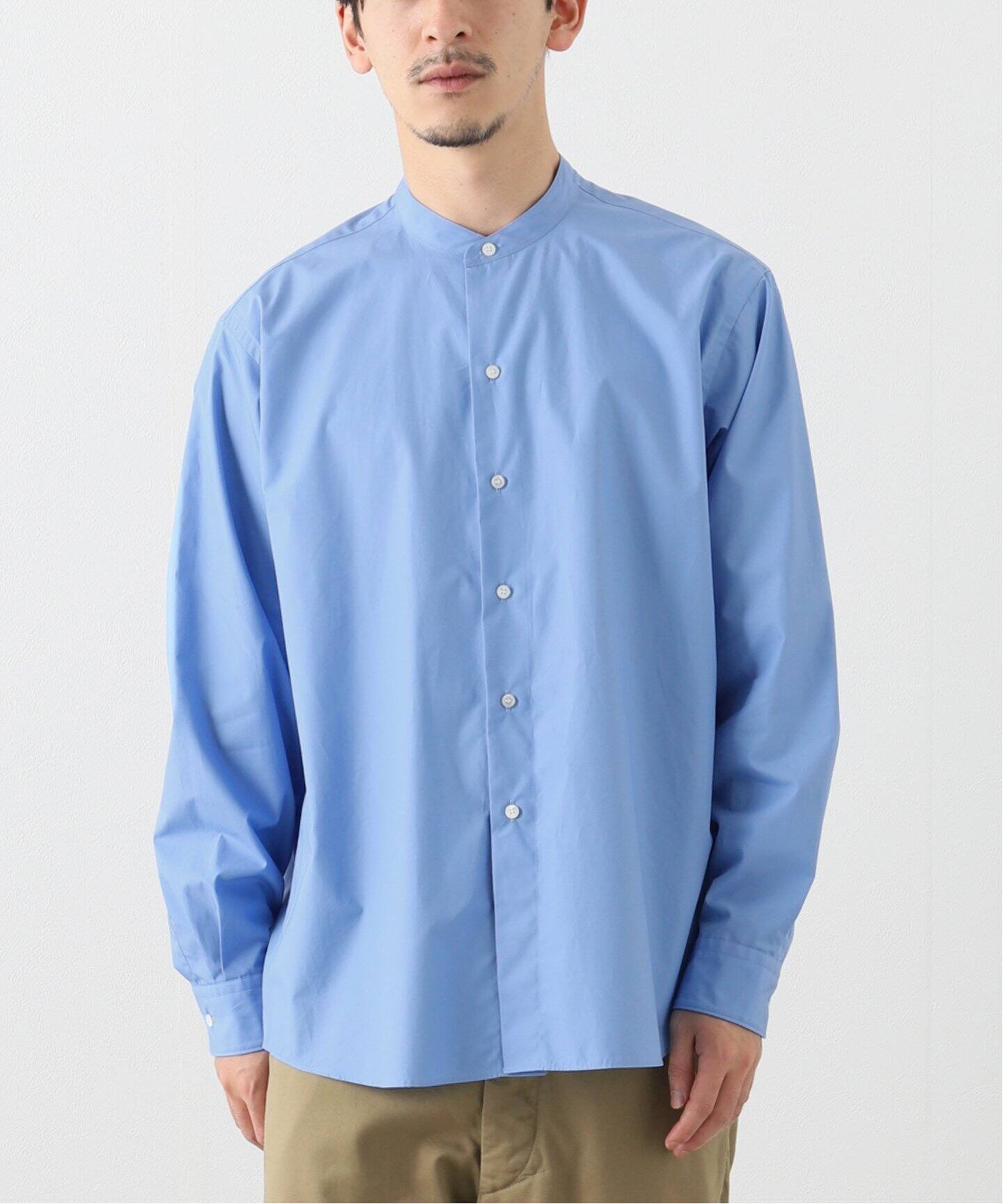 LE / エルイー】STANDRD Band Collar（シャツ／ブラウス）｜L