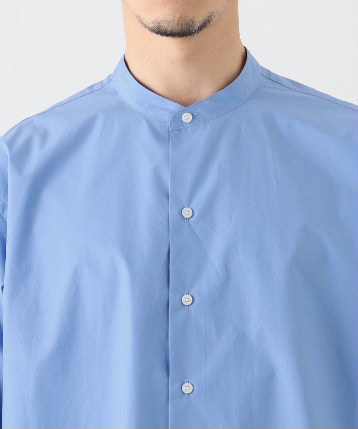 LE / エルイー】WIDE BAND Collar（シャツ／ブラウス）｜L