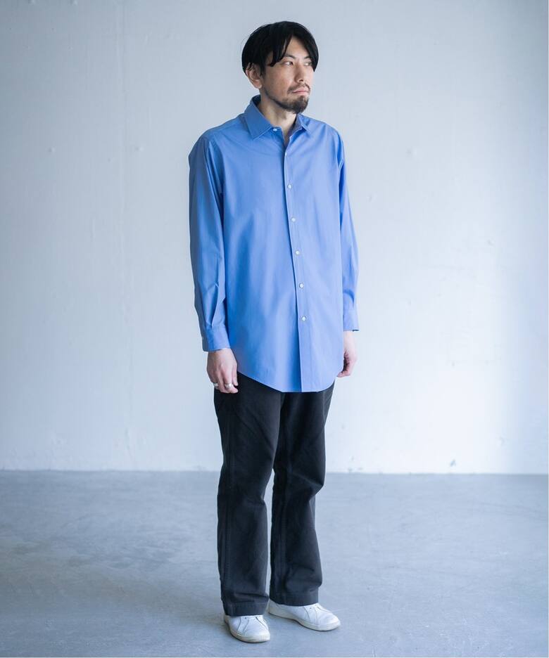 LE / エルイー】WIDE Reguler Collar（シャツ／ブラウス）｜L