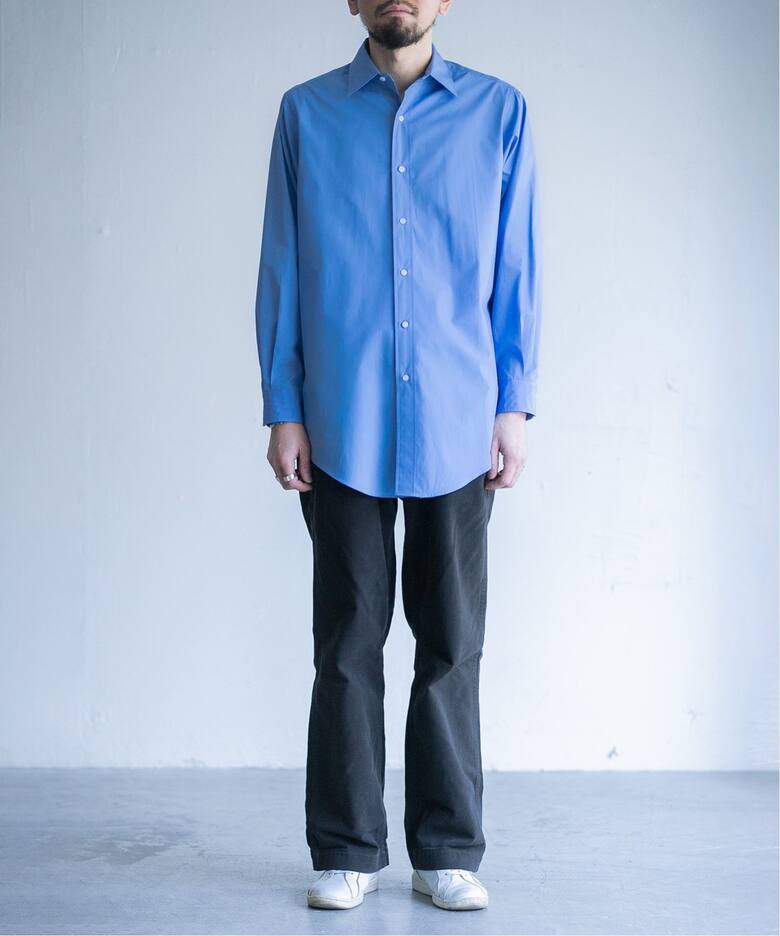LE / エルイー】WIDE Reguler Collar（シャツ／ブラウス）｜L