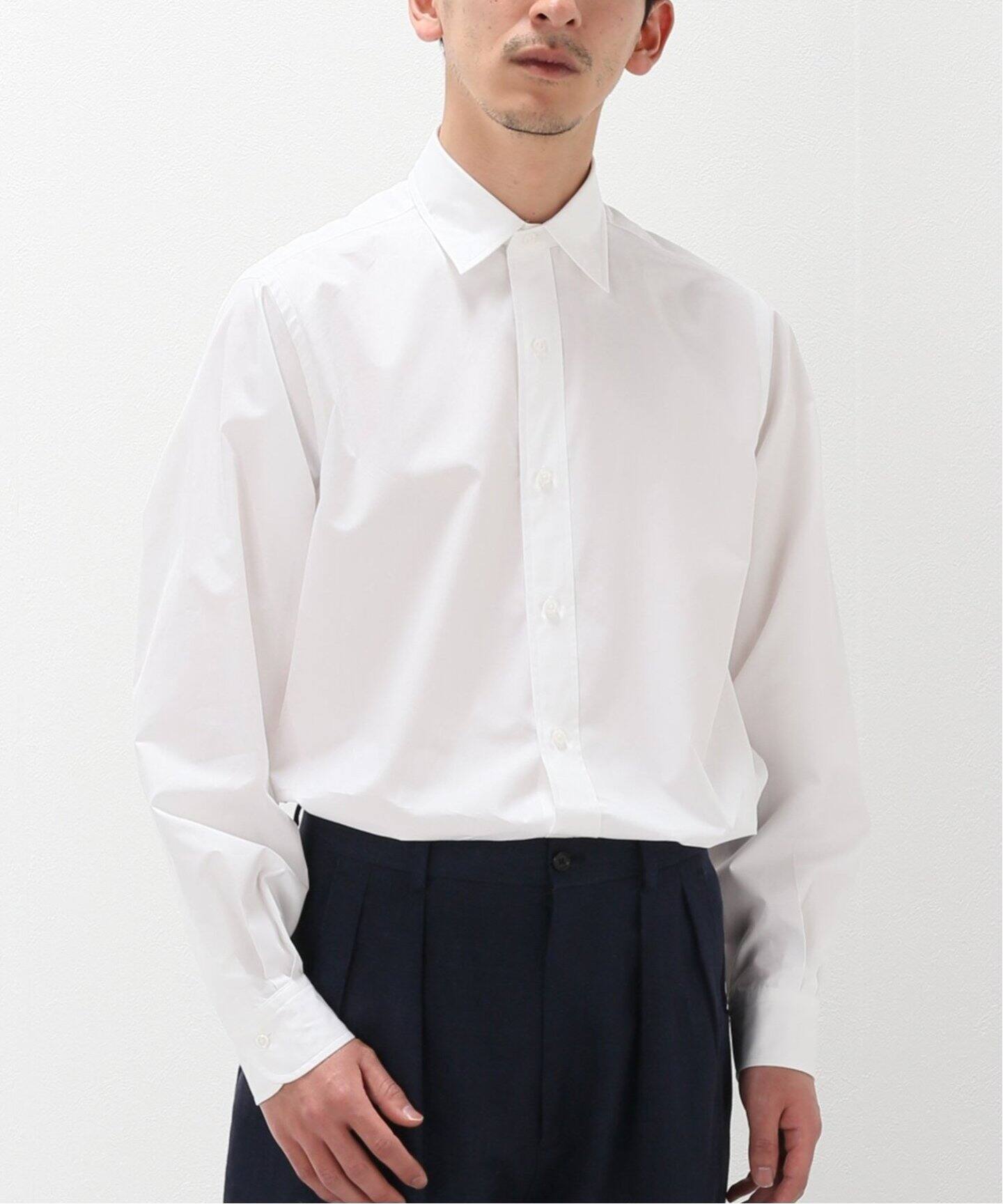 LE / エルイー】SLIM Reguler collar（シャツ／ブラウス）｜L