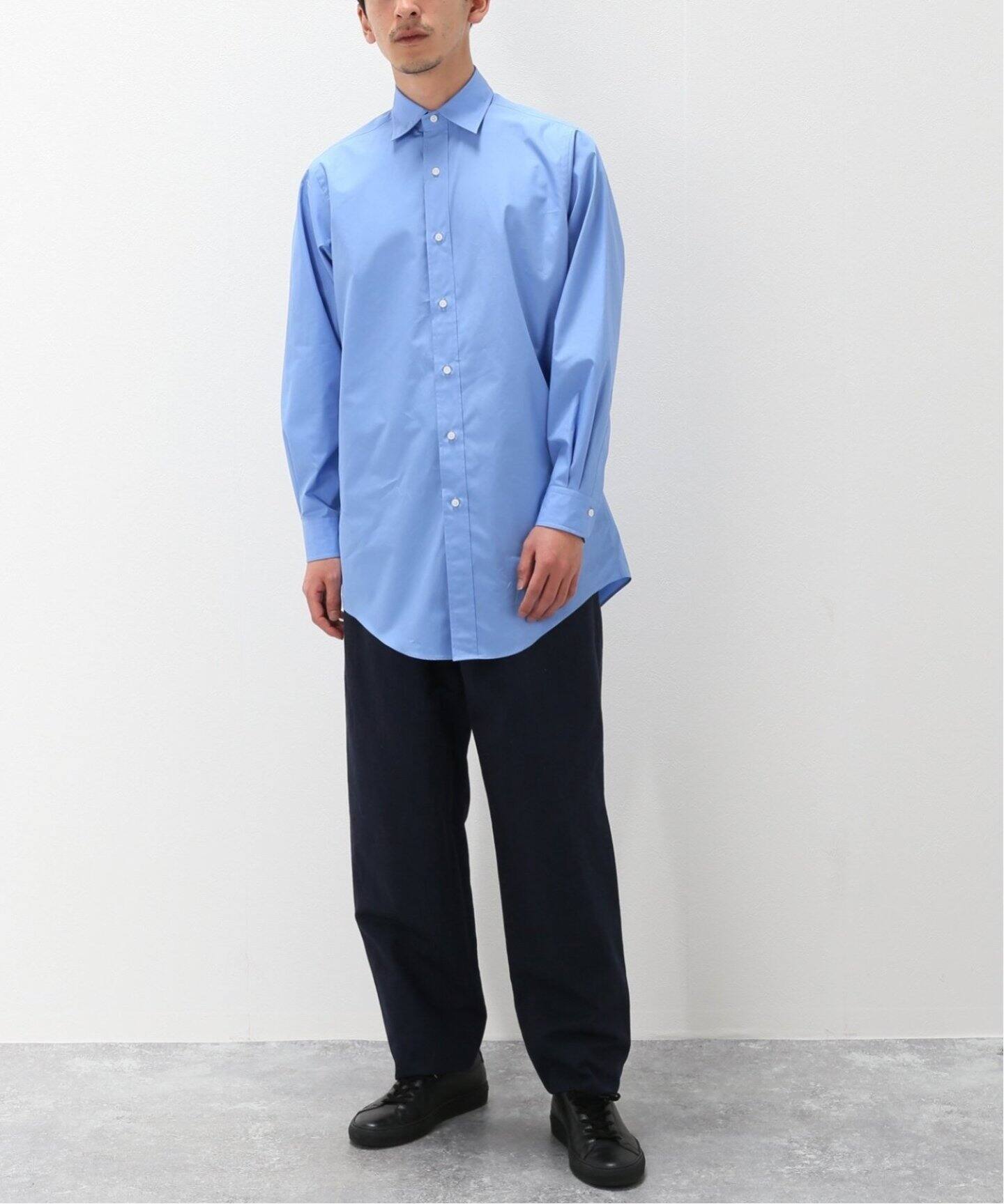 LE / エルイー】SLIM Reguler collar（シャツ／ブラウス）｜L