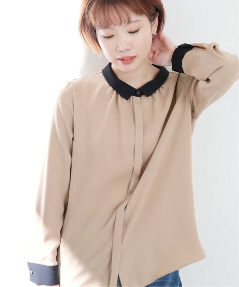 ラウンドバイカラーシャツ La Totalite ラ トータリテ 公式のファッション通販 Baycrew S Store