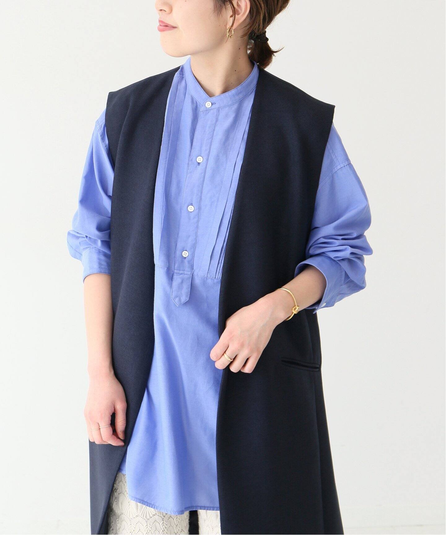 ガーメントダイコットンシルクシャツ◇（シャツ／ブラウス）｜Spick  