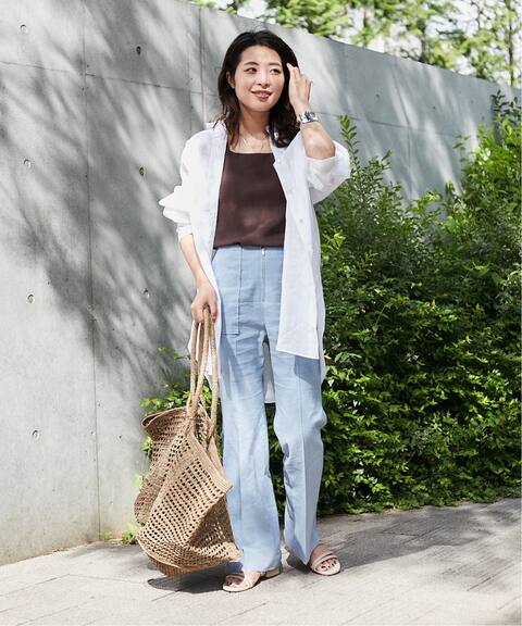 リネンオーバーコクーンシャツ Noble ノーブル 公式のファッション通販 Baycrew S Store