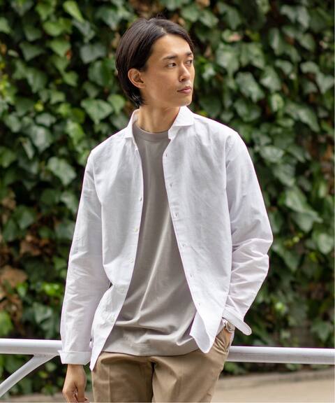 リネンミックス カッタウェイシャツ Edifice エディフィス 公式のファッション通販 Baycrew S Store