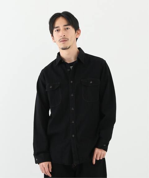 Kato カトー 別注 黒染めデニムワークシャツ Edifice エディフィス 公式のファッション通販 21050310130320 Baycrew S Store