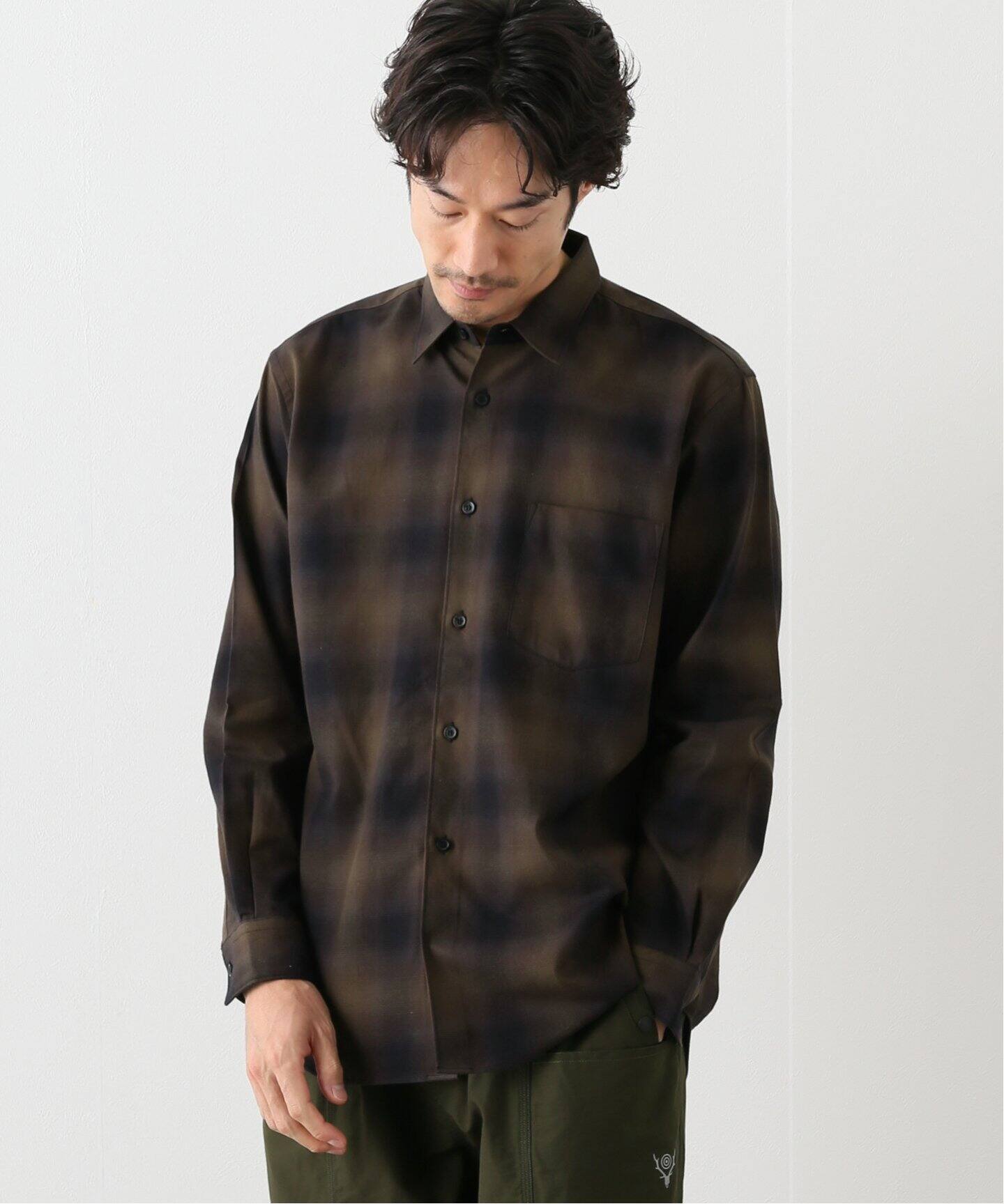 Essential / エッセンシャル】shirt ombrer / シャツ オンブレ（シャツ 