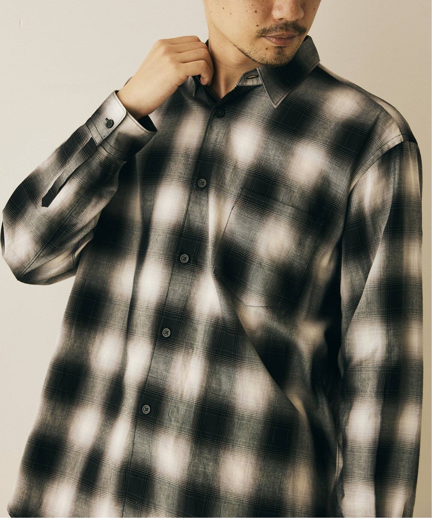 Essential / エッセンシャル】shirt ombrer / シャツ オンブレ（シャツ 