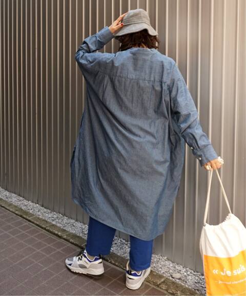 シャンブレー スタンドカラーチュニックシャツ Journal Standard Luxe ジャーナルスタンダード ラックス 公式のファッション通販 Baycrew S Store