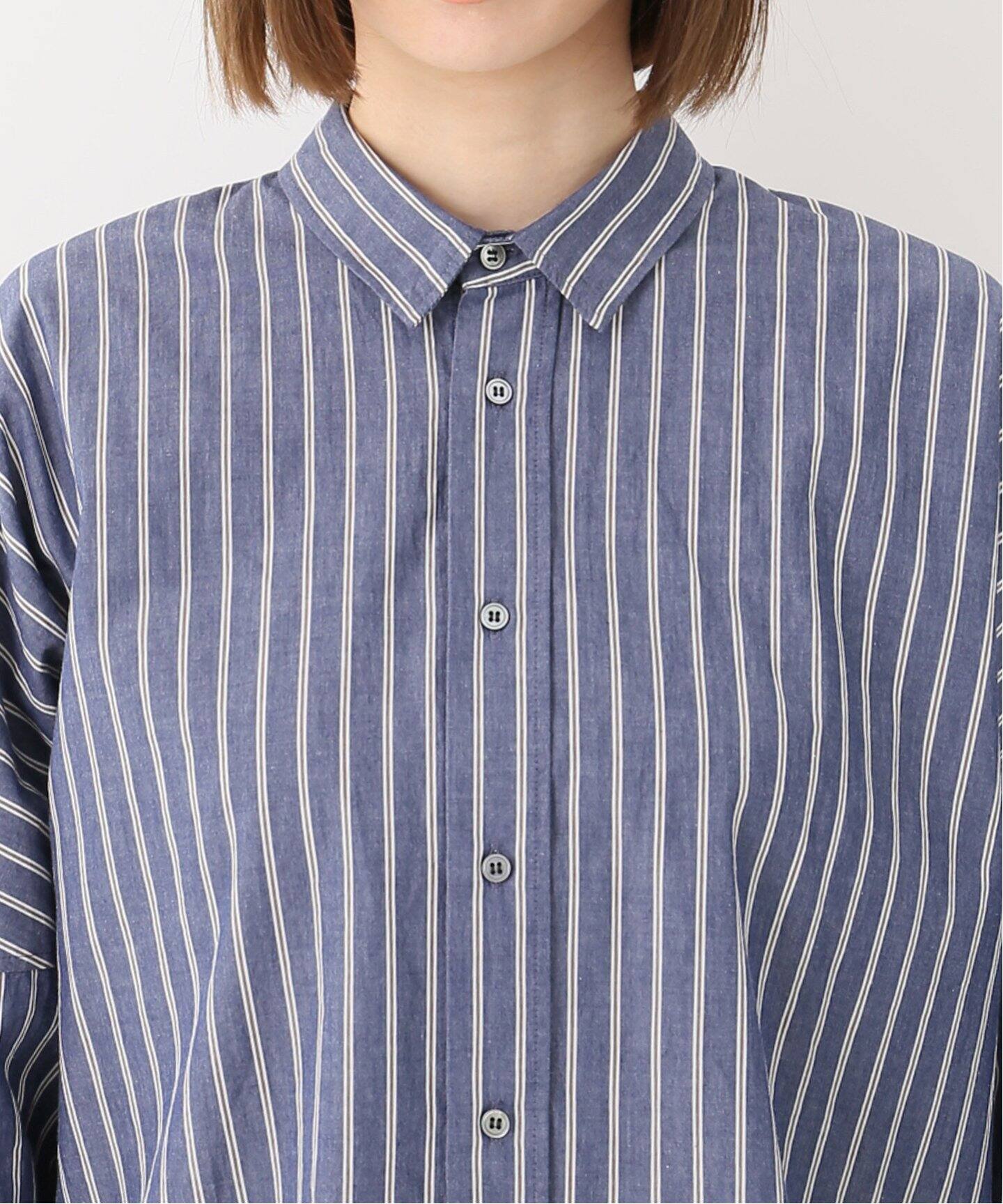 ストライプ レギュラーカラー-Big-シャツ|journal standard luxe ストライプ レギュラーカラー-Big-シャツ|journal standard luxe