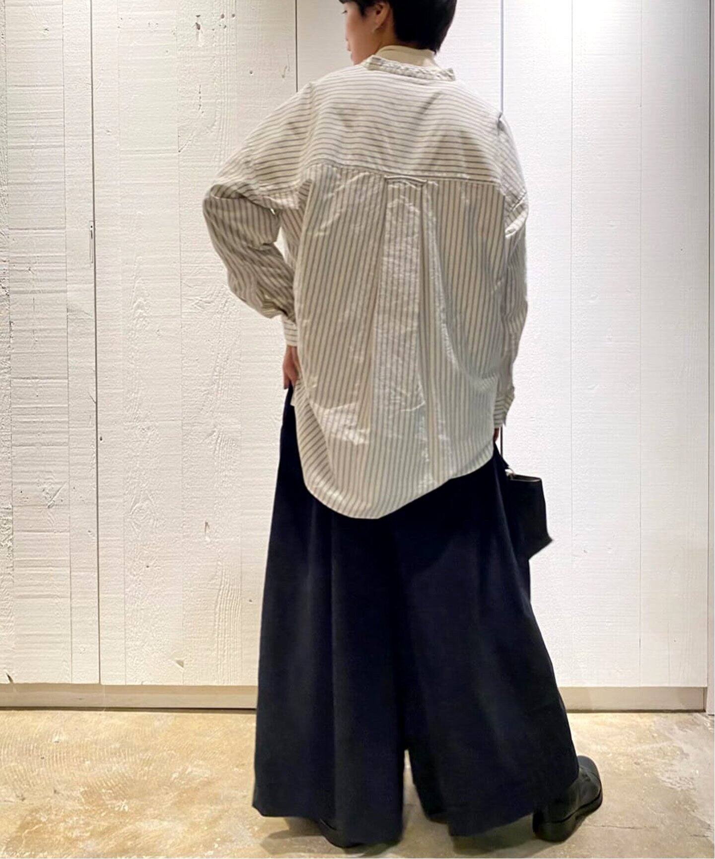 OXストライプスタンドカラーシャツ|journal standard luxe ...