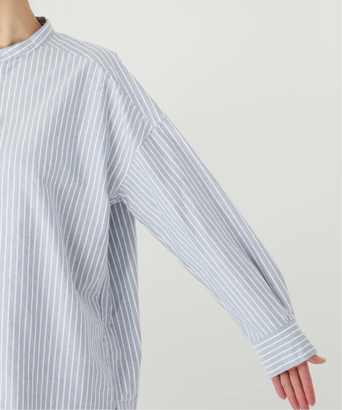 OXストライプスタンドカラーシャツ|journal standard luxe ...