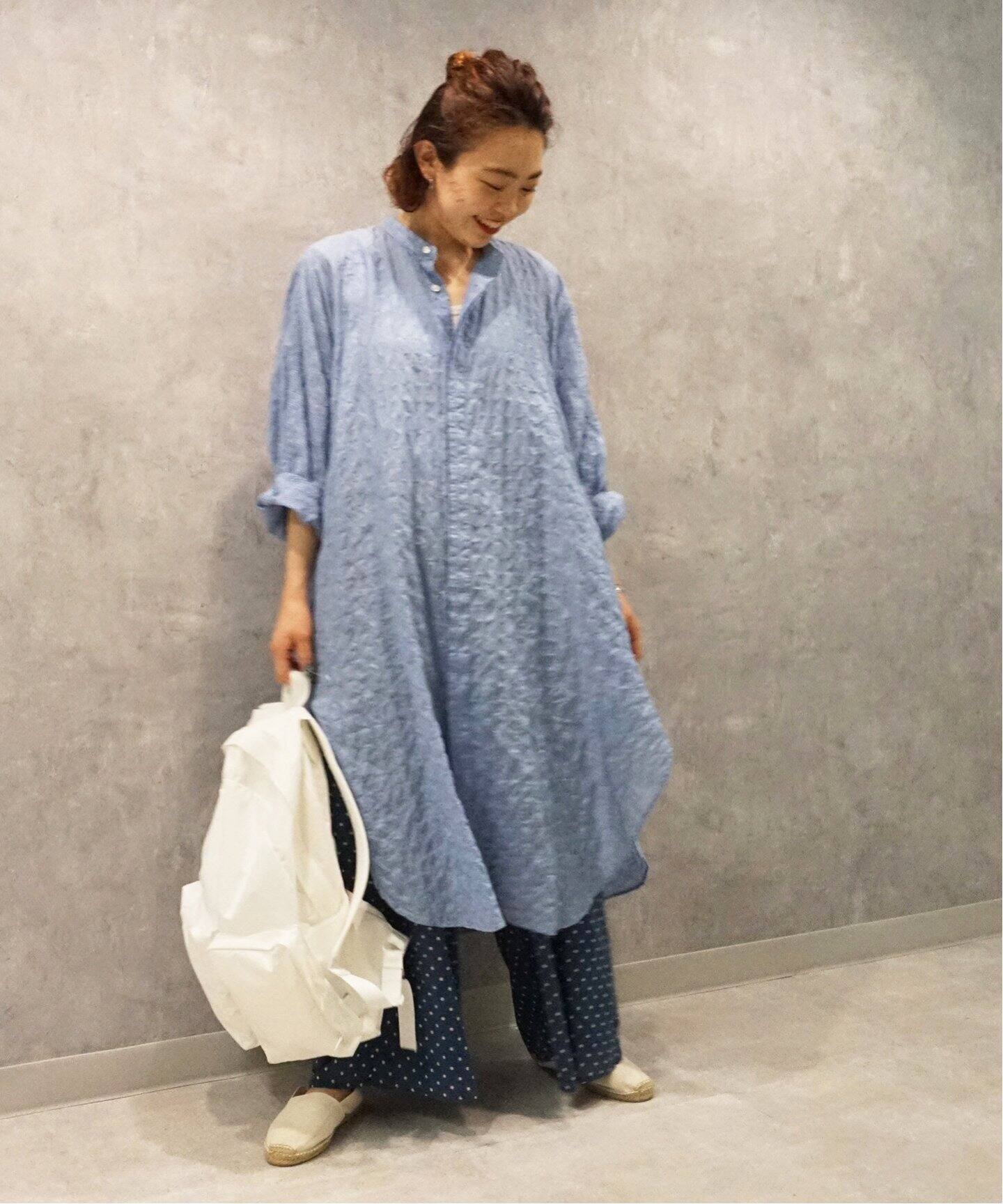 luxe ￥18,700 エアリーストライプロングシャツ 未着用＊journal standard luxeエアリーストライプロングシャツ