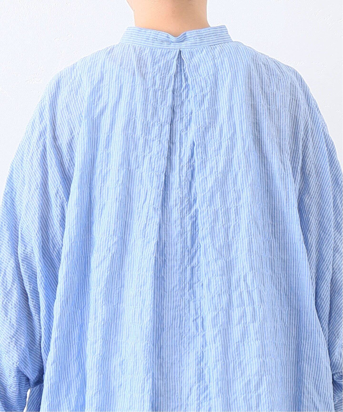 luxe ￥18,700 エアリーストライプロングシャツ 未着用＊journal standard luxeエアリーストライプロングシャツ