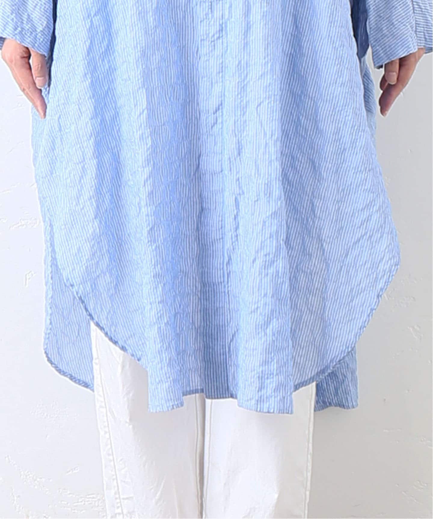 未着用＊journal standard luxeエアリーストライプロングシャツ