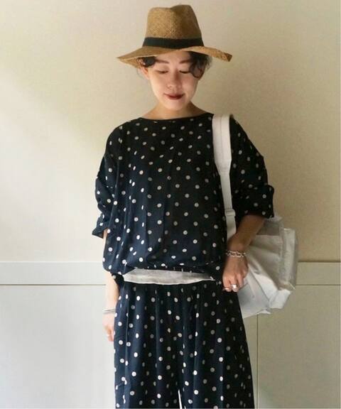 Soil ソイル Dot Print Gathered Smock Journal Standard Luxe ジャーナルスタンダード ラックス 公式のファッション通販 Baycrew S Store