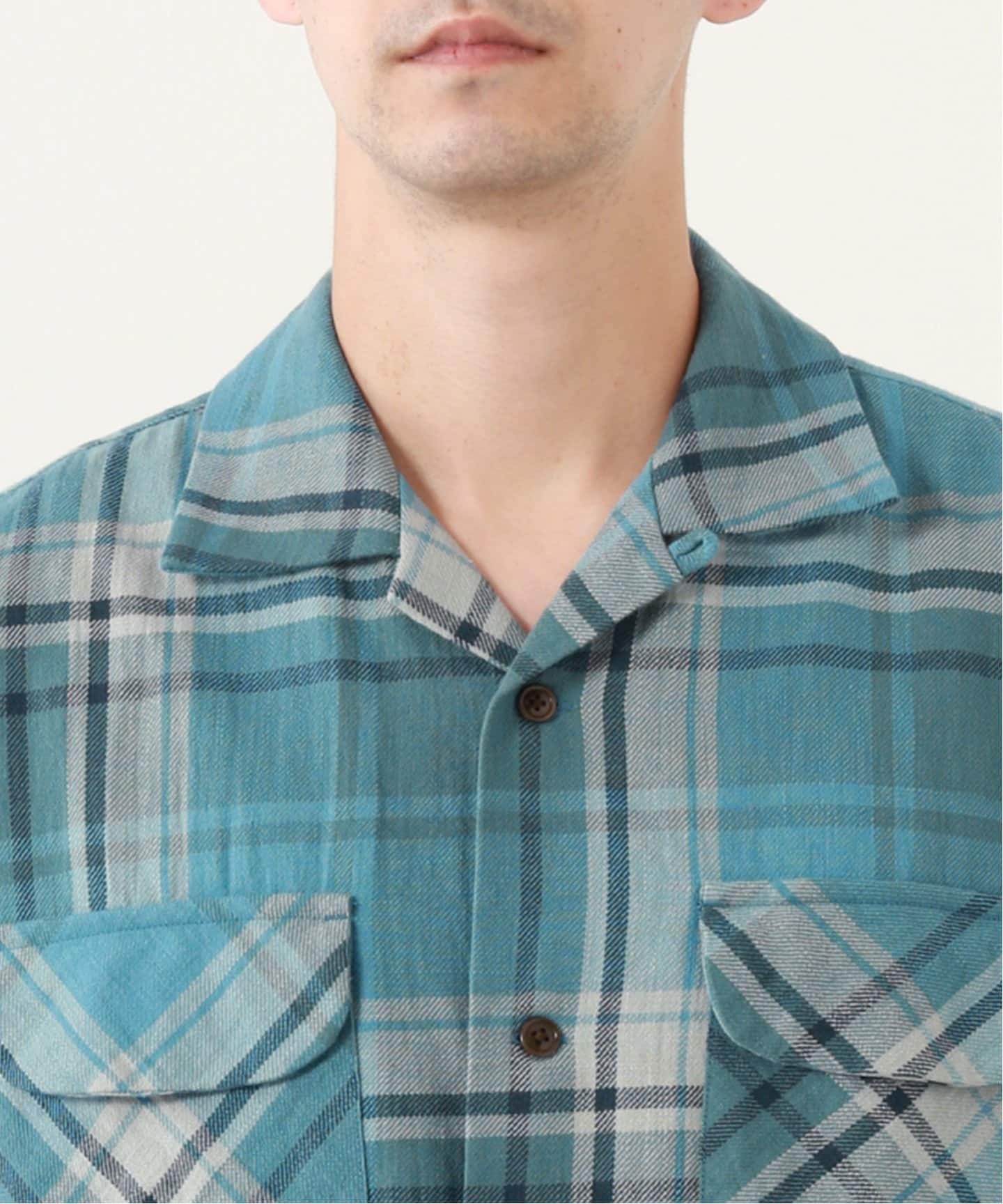 ts(s) / ティーエスエス】 Faded Large Plaid Cotton バギーシャツ