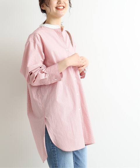 ストライプ バンドカラーシャツ Iena イエナ 公式のファッション通販 Baycrew S Store