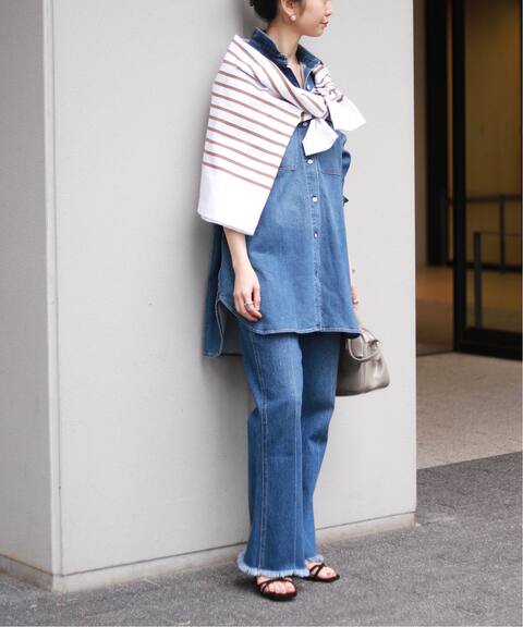 Healthy Denim ヘルシーデニム Almond Super Big デニムシャツ Slobe Iena スローブ イエナ 公式の ファッション通販 Baycrew S Store