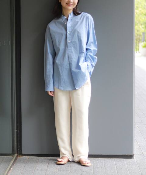 Gd By James Mortimer バンドカラーシャツ Slobe Iena スローブ イエナ 公式のファッション通販 21050913000310 Baycrew S Store