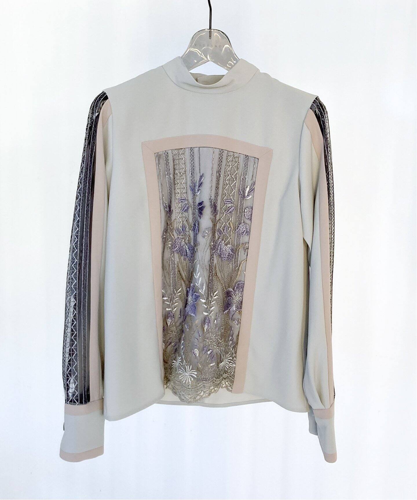 MURRAL/ミュラル】Framed flower top：ブラウス（シャツ／ブラウス  