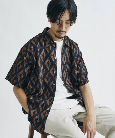 21ss Geom Pattern ジオメパターン ショートスリーブ 柄シャツ 総柄 Journal Standard ジャーナルスタンダード 公式のファッション通販 Baycrew S Store