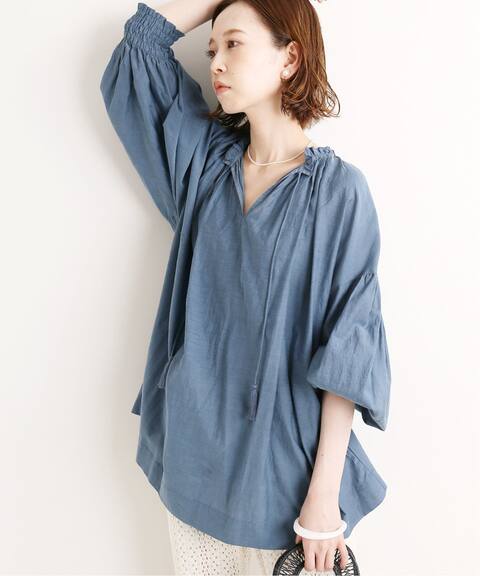 コットンシルクスキッパーギャザーブラウス Iena イエナ 公式のファッション通販 21051900029020 Baycrew S Store