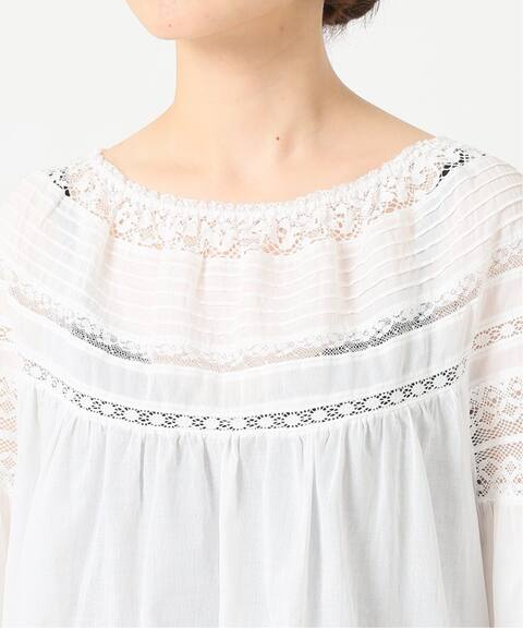 Relan Relan リランリラン Slobe別注 オフショルダー2wayブラウス Slobe Iena スローブ イエナ 公式のファッション通販 Baycrew S Store