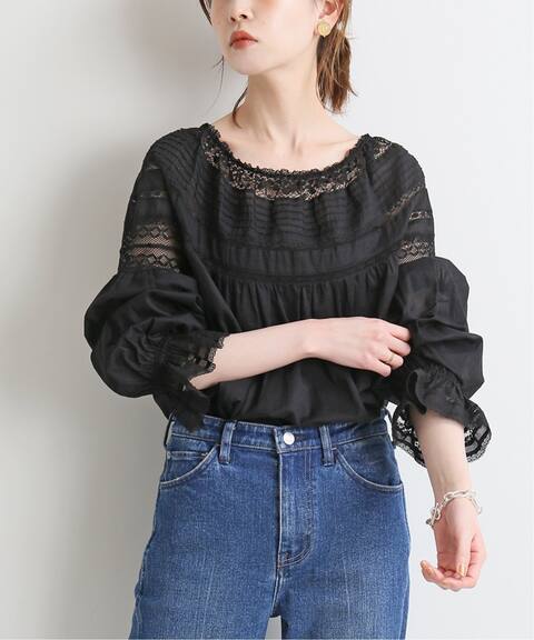 Relan Relan リランリラン Slobe別注 オフショルダー2wayブラウス Slobe Iena スローブ イエナ 公式のファッション通販 Baycrew S Store