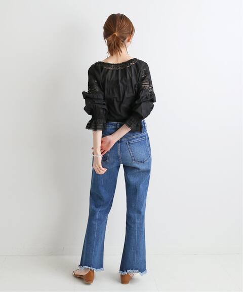 Relan Relan リランリラン Slobe別注 オフショルダー2wayブラウス Slobe Iena スローブ イエナ 公式のファッション通販 Baycrew S Store