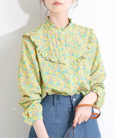 Iena La Boucle Ratti 小花プリント フリルブラウス Iena イエナ 公式のファッション通販 Baycrew S Store