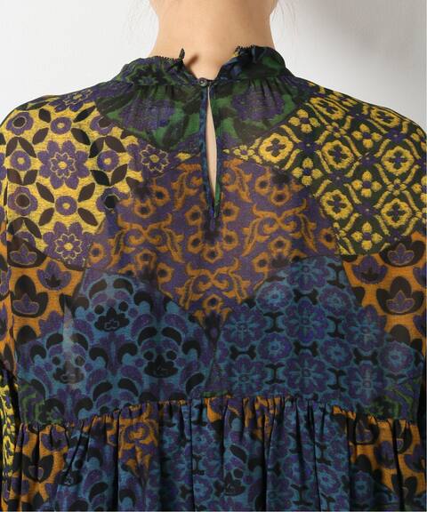 Iena La Boucle パターンブロックプリントブラウス Iena イエナ 公式のファッション通販 21051914151020 Baycrew S Store