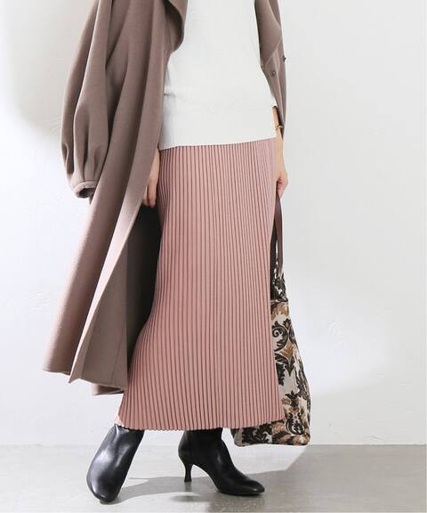 フェイクスエードプリーツスカート La Totalite ラ トータリテ 公式のファッション通販 Baycrew S Store