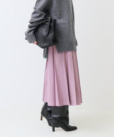 フェイクレザープリーツスカート Spick And Span スピック スパン 公式のファッション通販 Baycrew S Store