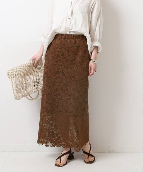 クロシェレースロングタイトスカート Spick And Span スピック スパン 公式のファッション通販 Baycrew S Store